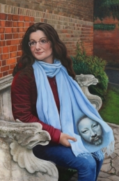 Veronica, oil on board, 36 inches x 24 inches