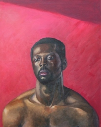 Rich and pink, oil on canvas, 30 inches x 24 inches